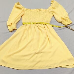 Ultra Flirt Sunny Yellow Dress
